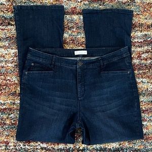 J Jill Jeans Smooth Fit Barely Boot Cut Size 16